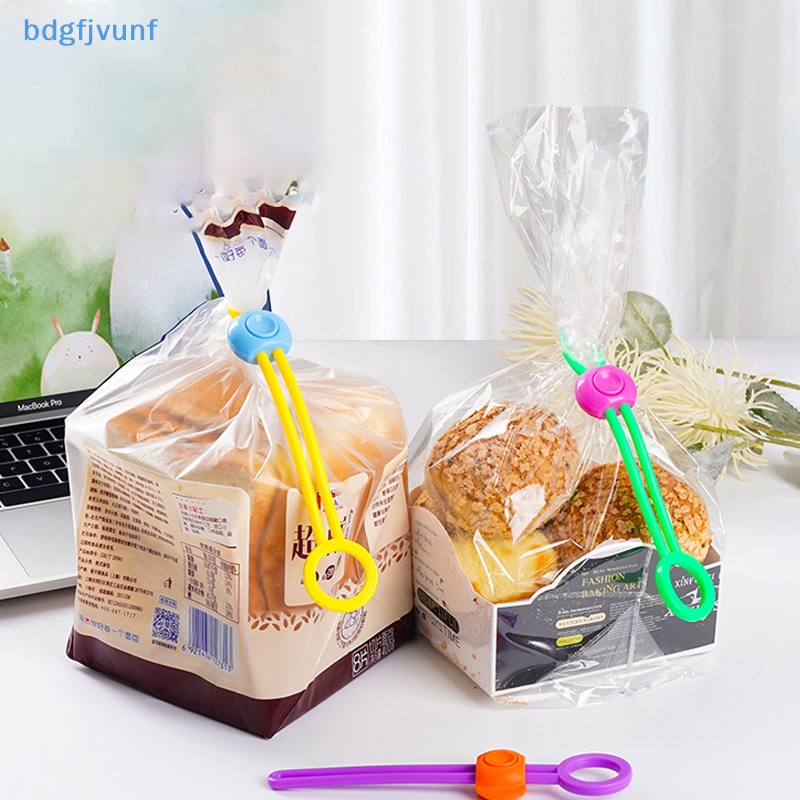 Bdgf คลิปหนีบซีลถุงอาหาร แบบพกพา ปรับได้ ใช้ซ้ําได้
