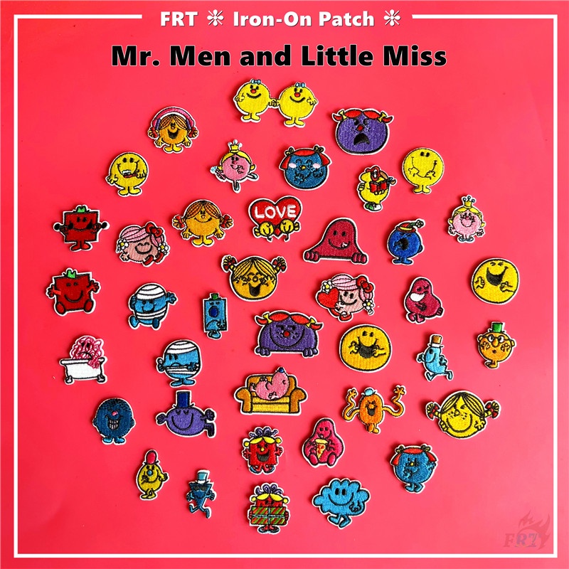 ☸ นาย แผ่นรีดติดเสื้อ ลาย Little Miss สําหรับผู้ชาย ☸ แผ่นแพทช์รีดติดเสื้อ DIY 1 ชิ้น