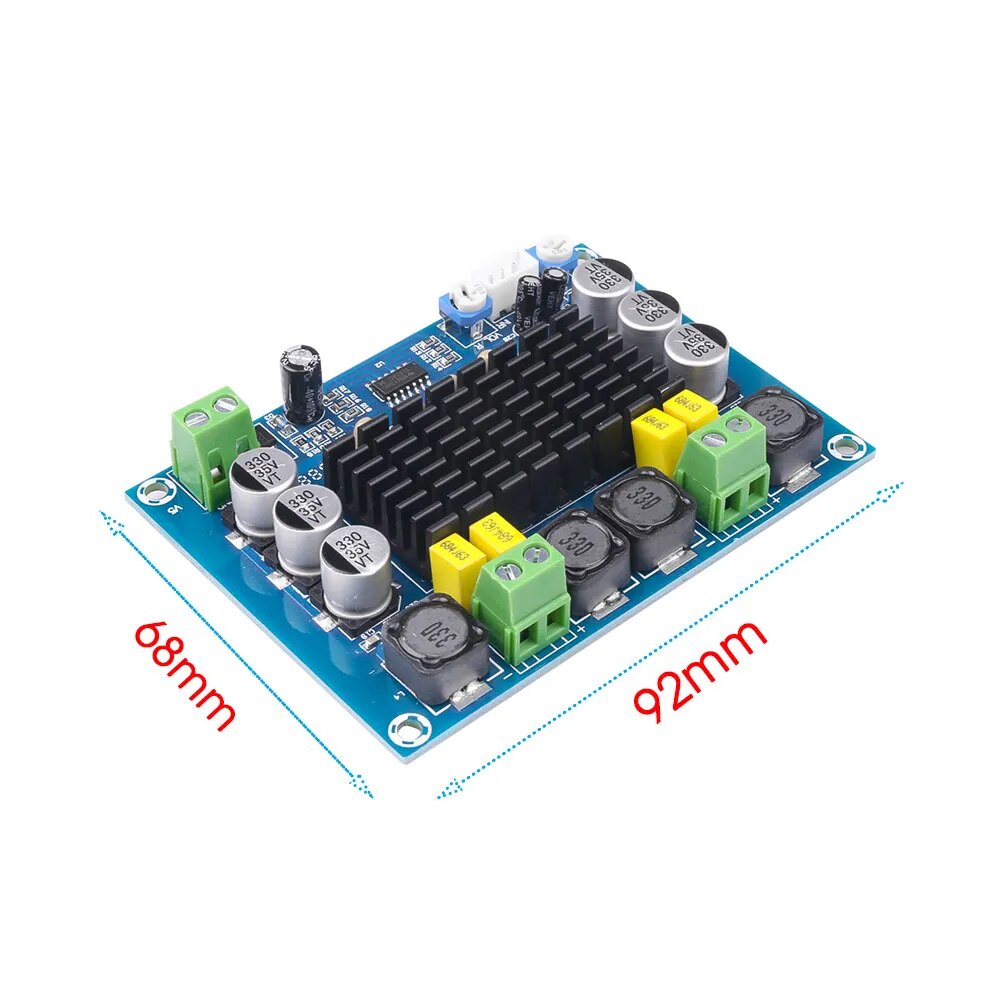 บอร์ดขยายเสียงสเตอริโอดิจิทัล 120W Dual DC12-26V CS8673 DIY 240W 2 ชิ้น ราคา ถูกที่สุด ดีลบีเคเค แกลเลอรีภาพที่ 4