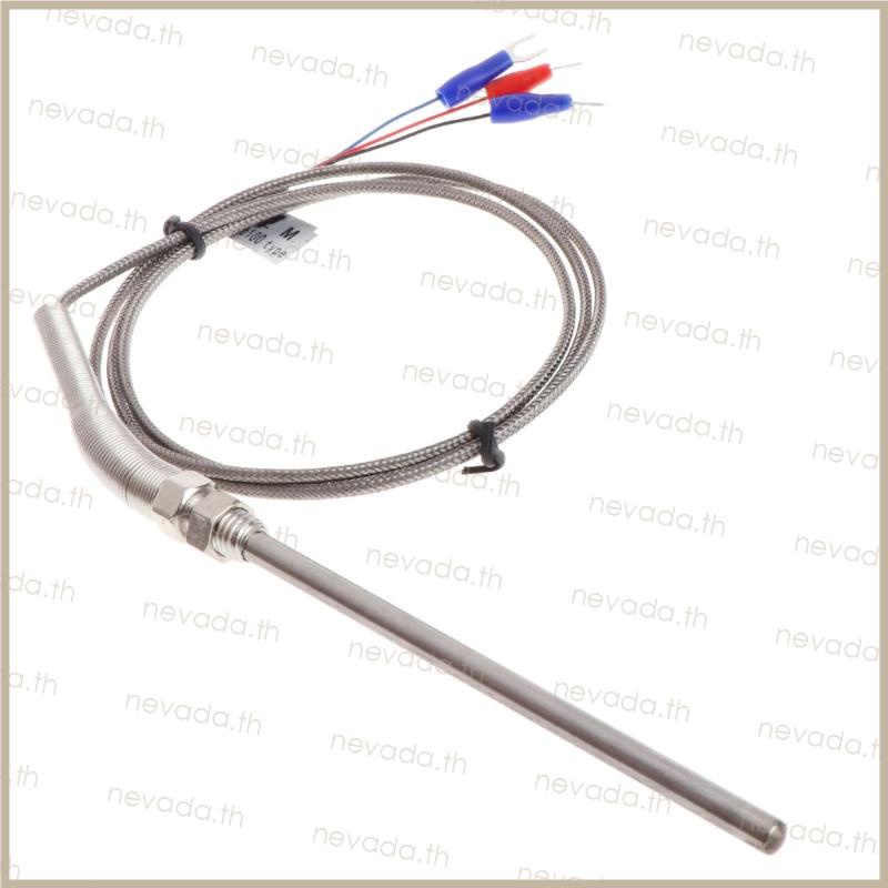 สกรูเทอร์โมคัปเปิล Pt100 M8 ความยาว 1 เมตร โพรบ 5 มม. X100 มม.