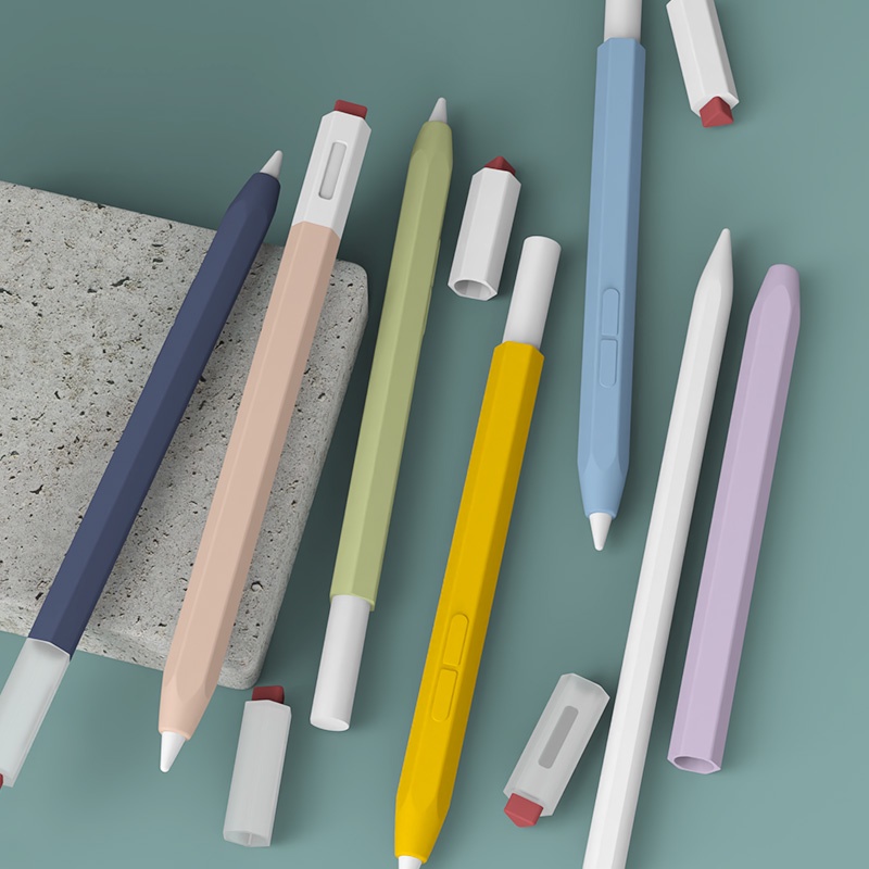 Solid Color Soft Silicone Casing Compatible For Xiaomi Stylus Pen 1 2 Gen Pencil Protective Case Tablet Stylus Pencil Tpu Cover