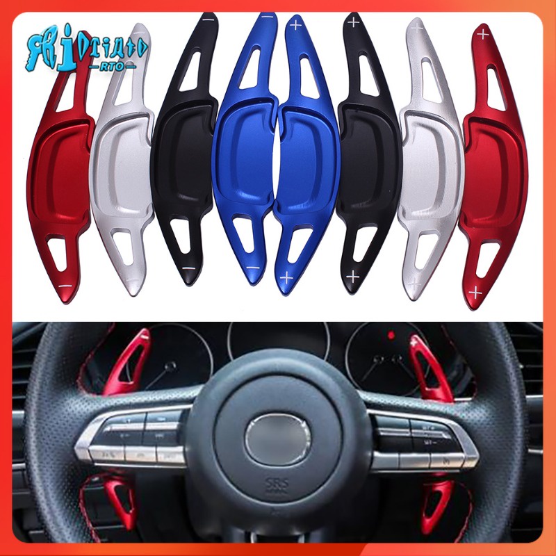Rto สําหรับ Mazda Mazda3 Axela CX30 CX-30 2020 2021 อลูมิเนียมรถ Shift Paddles พวงมาลัย Paddles Exte