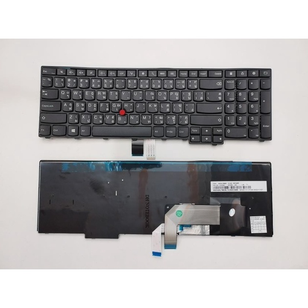 แป้นพิมพ์ คีย์บอร์ดโน๊ตบุ๊ค Edge E550 E560 E565 W540 W541 W550 W550s T560 T540P T550 P50s E540 E545 
