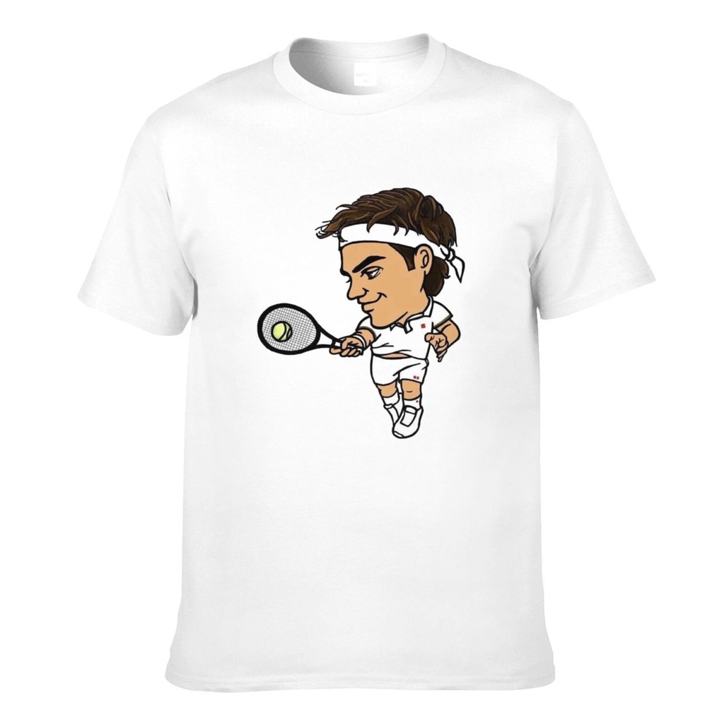 คุณภาพสูง Roger Federer Tennis Fan Vintage Design Tee