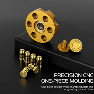 กระบอกสูบ EDC Finger Gyro แบบพิเศษ | กระสุนทองแดงแท้ และอลูม…
