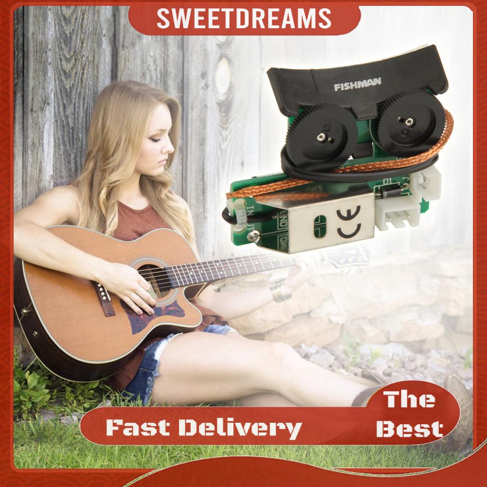 【Sweet】ปิ๊กอัพกีตาร์อะคูสติก สําหรับ Fishman VT1 Tail Nail Pickup EQ DIY