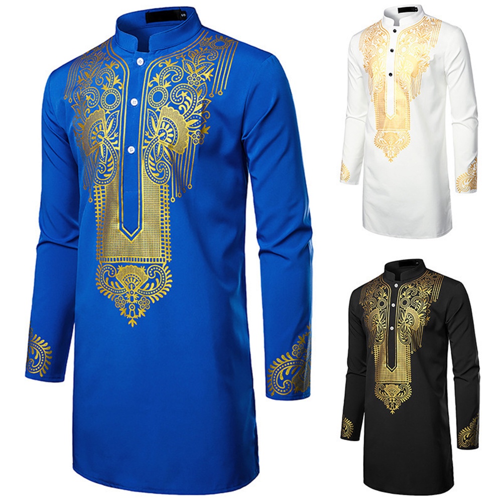 เสื้อเชิ้ตลําลอง ทรงโท้ท ตัวยาว สไตล์ดูไบ อิสลาม สําหรับผู้ชายชาวมุสลิม