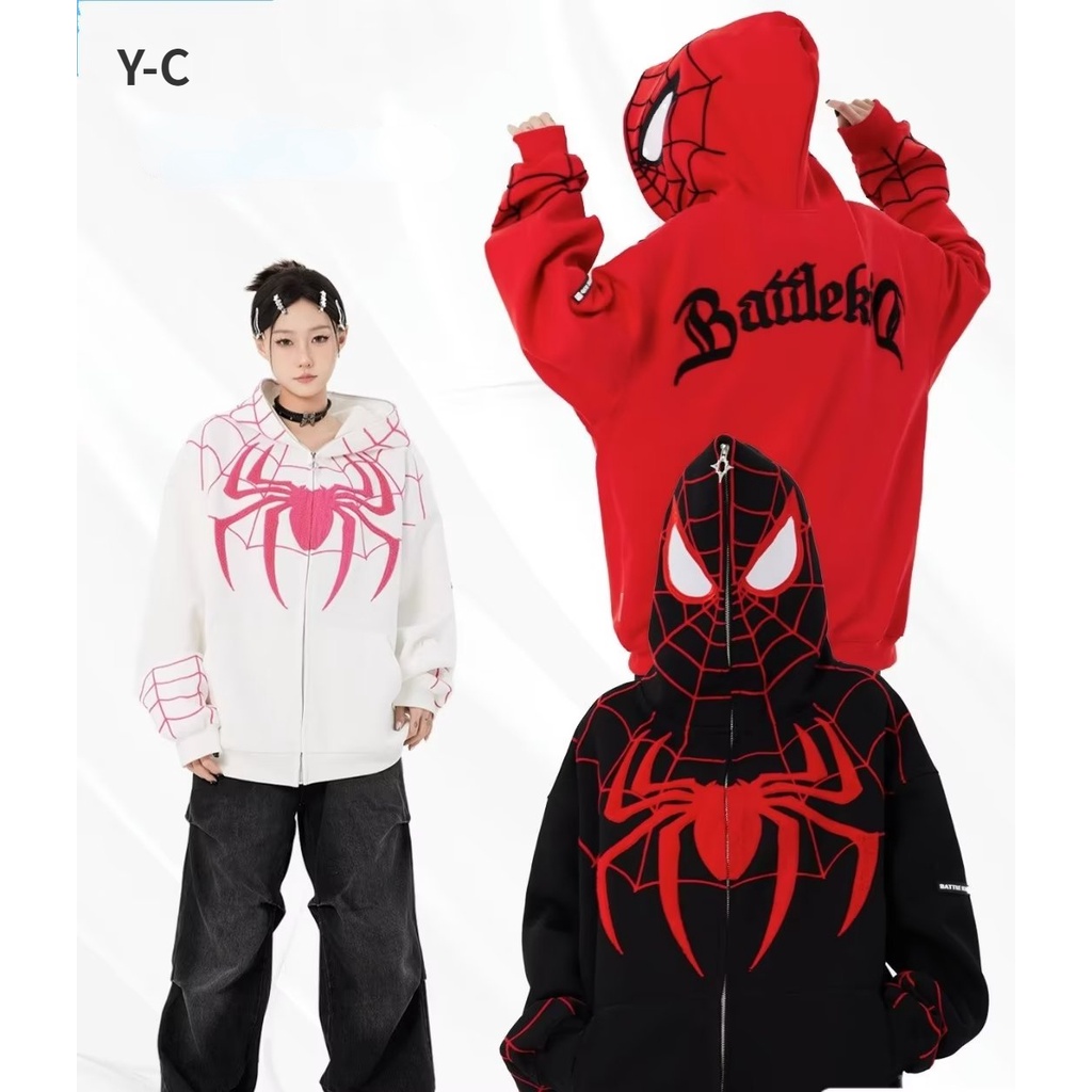 เสื้อแจ็กเก็ตแขนยาว มีฮู้ด แต่งซิป แฟชั่นคู่รัก สไตล์ยุโรป และอเมริกา