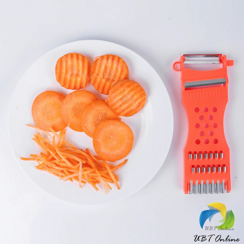 UBT ที่ขูดมะละกอ แบบหนา มีดปอกผลไม้ 5in1 พร้อมส่ง veggie chopper ราคา ถูกที่สุด ดีลบีเคเค แกลเลอรีภาพที่ 9
