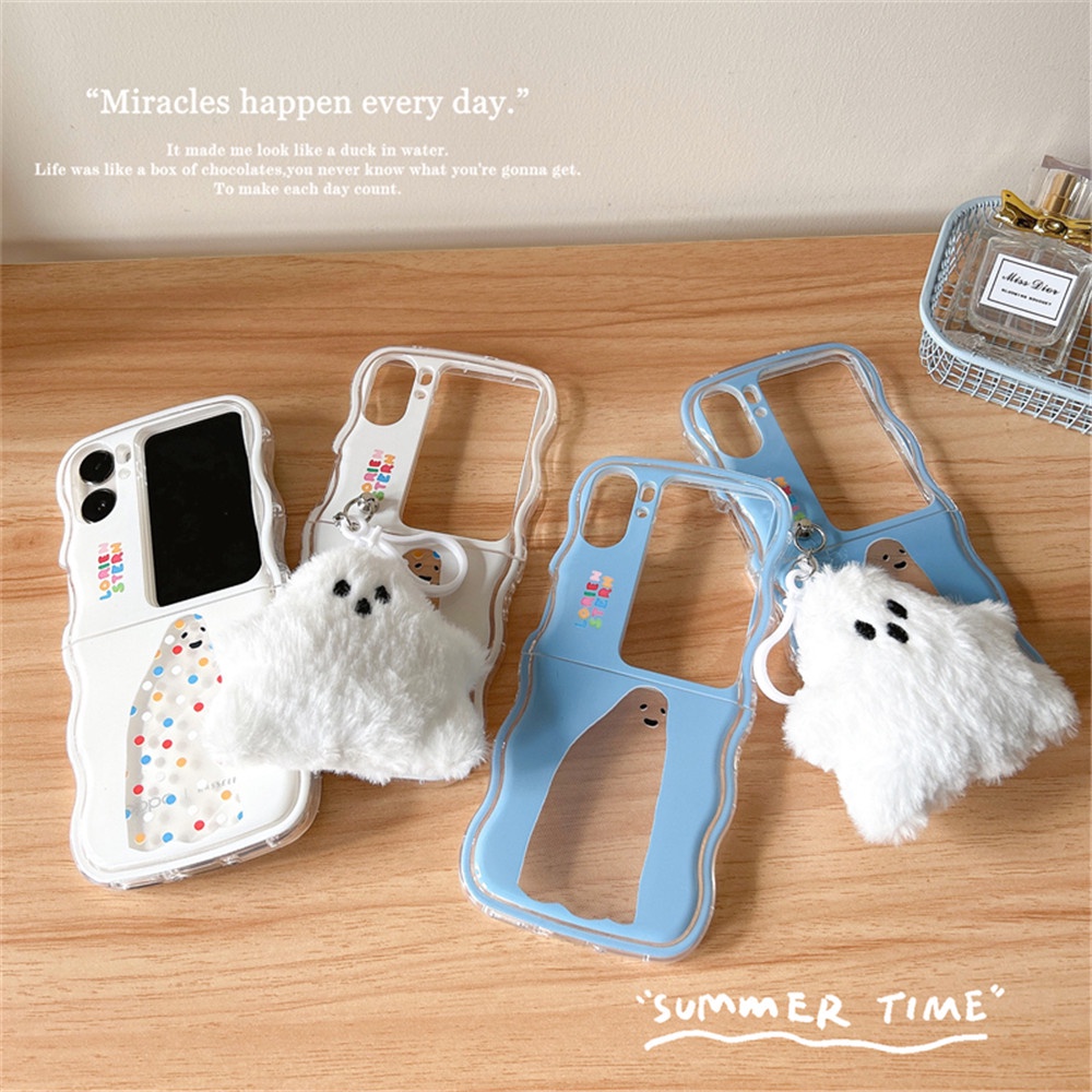 เคสโทรศัพท์มือถือแบบนิ่ม TPU ลาย No Face Man Wave สําหรับ OPPO Find N3 Flip 5G Find N2 Flip 5G