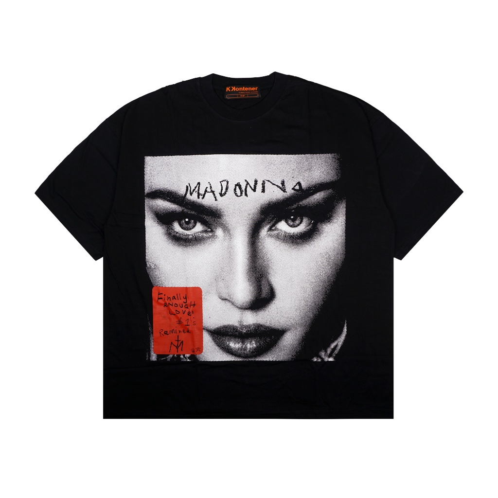 MADONA OVERSIZE TSHIRT สีดํา