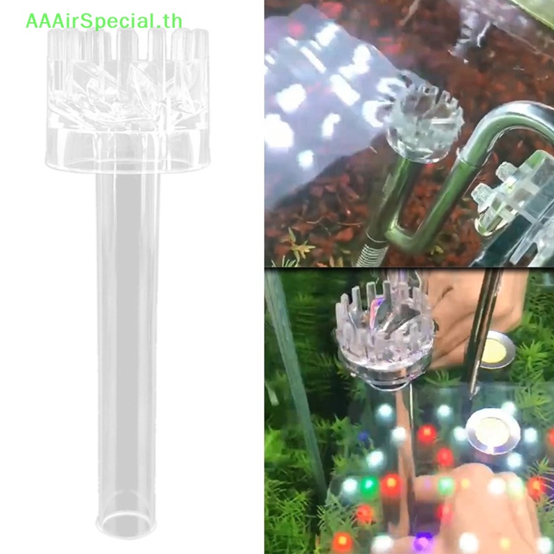 Aaairspecial น้ํามันอะคริลิค Skimmer Aquarium กรองล้างไขมันฟิล์มลอย Inlet Outlet ท่อลบน้ํามัน Slick ตะกร้าสําหรับกุ้งปลากรอง TH