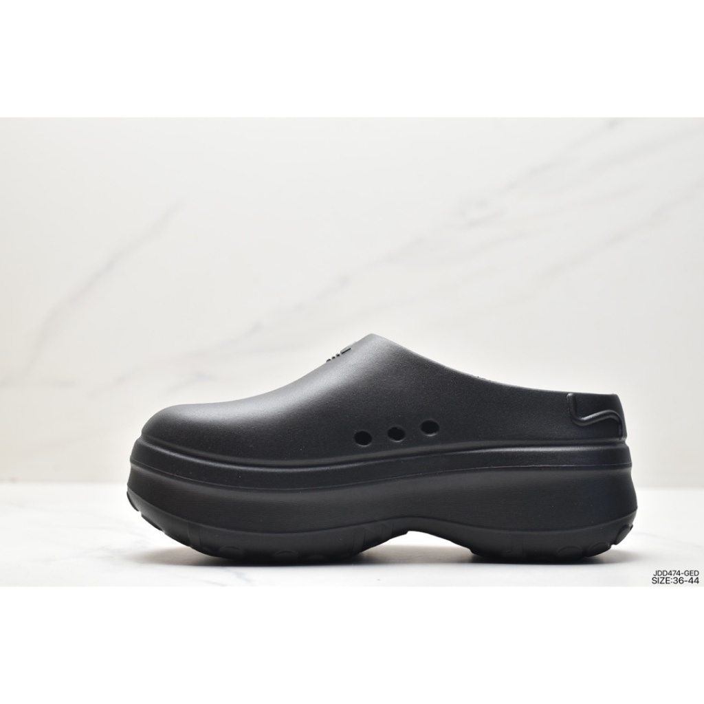 genuine Adidas Adifom Stan Smith Platform MuleSand Black Unisex แฟชั่นรองเท้าแตะสบาย ๆlight free shipping