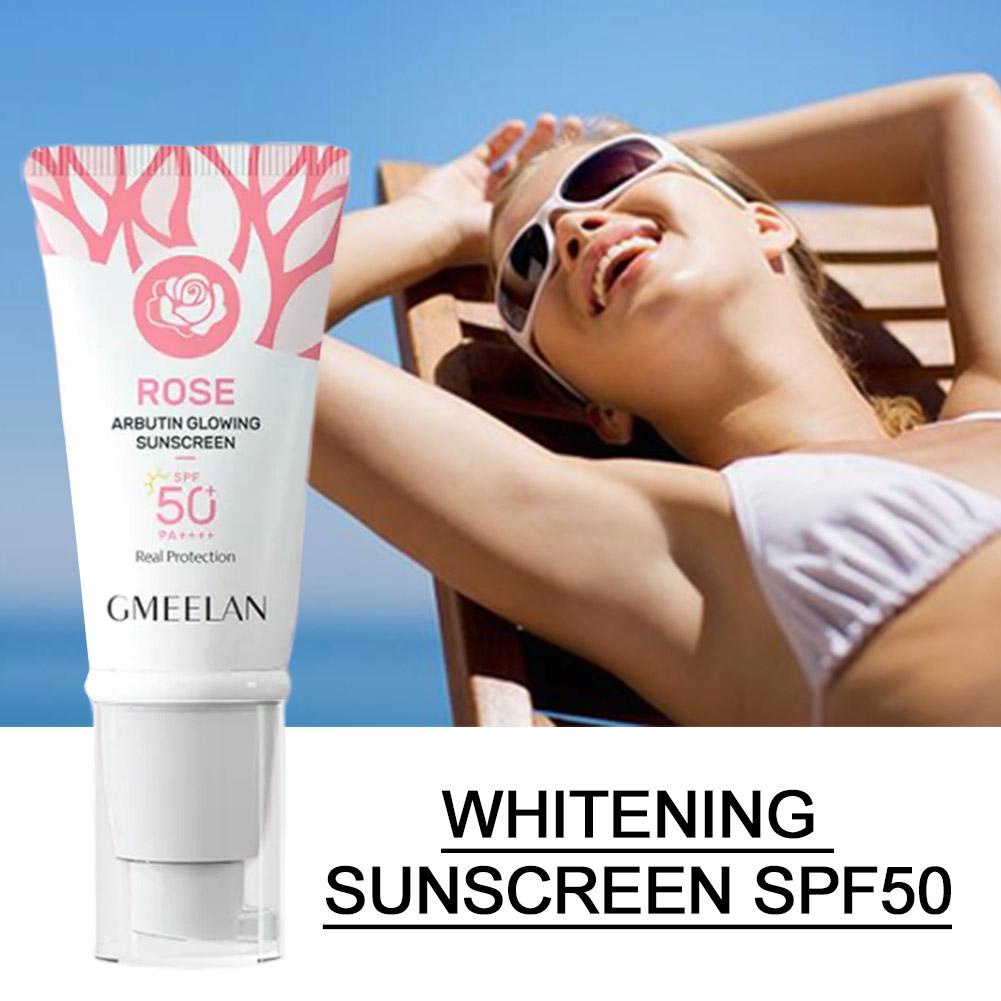 Gmeelan ครีมกันแดด ไวท์เทนนิ่ง SPF 50 Q8J7 30 กรัม