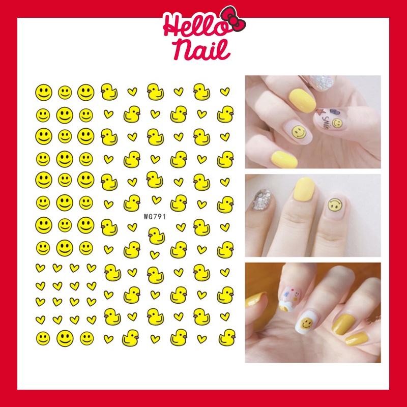 สติ๊กเกอร์ติดเล็บ 3D Smile Murakami ยิ้ม สมายลี่ สติ๊กเกอร์แต่งเล็บ Sticker สติ๊กเกอร์ น่ารัก อุปกรณ