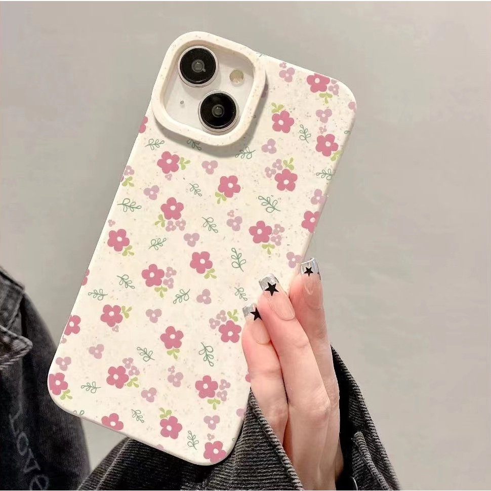 🔥GOOD🔥ใช้กับ เคสไอโฟน เคสไอโฟนลายดอกพีช เคสไอโฟน16/15/ 14/13/12 /11 Pro Max 17/8/7Plus X/XR เต็มจอ นิ่มกันกระแทก  #487 - รูปที่ 4