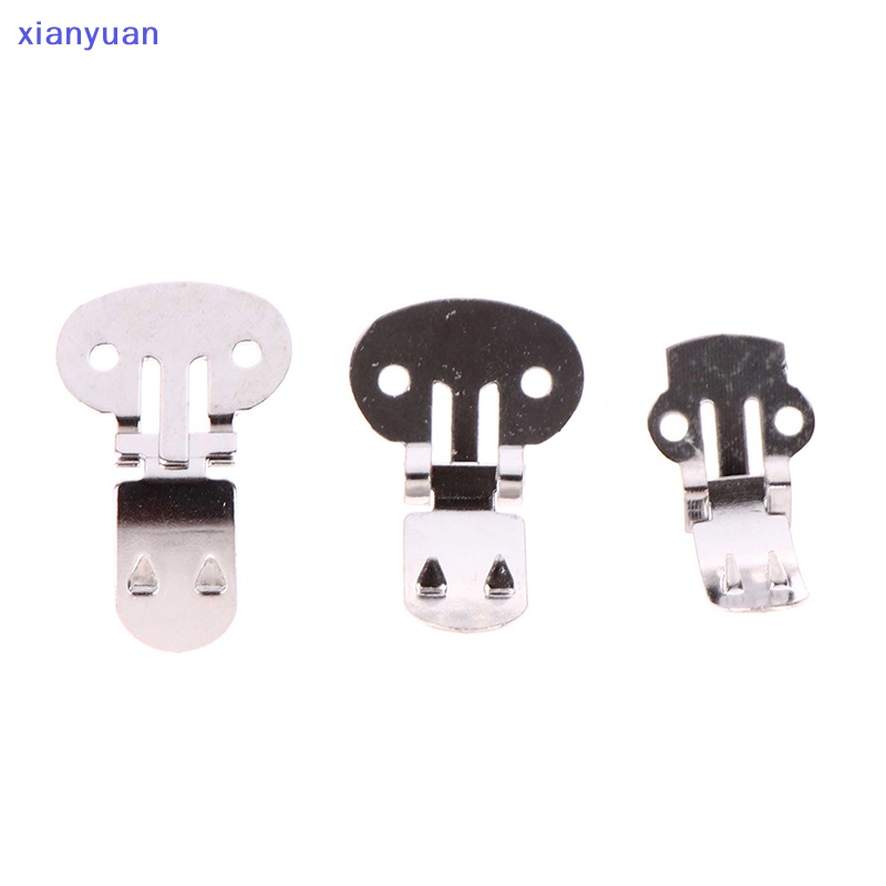 Xianyuan คลิปหัวเข็มขัด สเตนเลส รูปดอกไม้ สําหรับหนีบรองเท้า DIY 10 ชิ้น