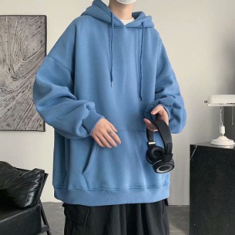 ZITYCOD&จัดส่งในกรุงเทพฯ เสื้อแขนยาวมีฮู้ด มีฮู้ด ทรงหลวม แขนยาว ผ้าหนาดีใส่สบาย รุ่น