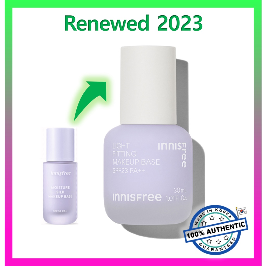 Innisfree เบสแต่งหน้า 30 มล. / innisfree Light Fitting Makeup Base 30ml (2023 AD)
