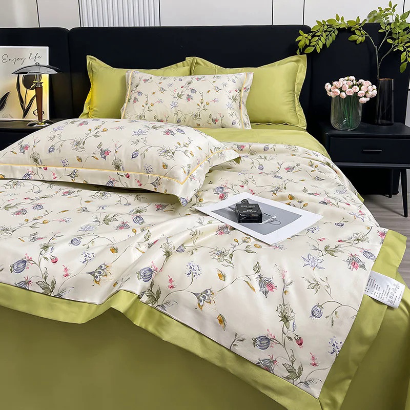 Summer Cooling Quilts Quilting Mechanical Wash Single Double Throw Blanket Bed Quilt Soft Skin Frien