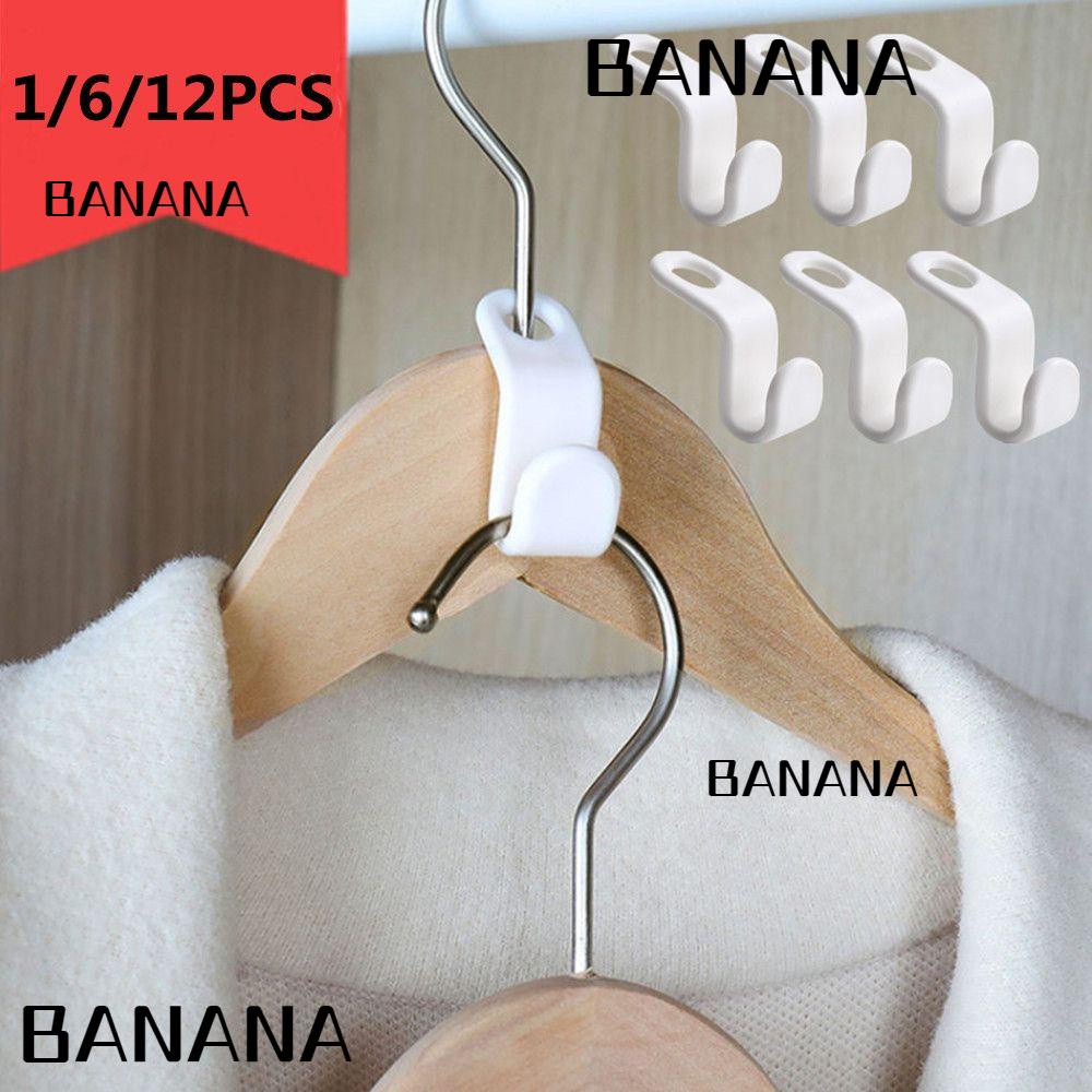 Banana1 ไม้แขวนเสื้อ ขนาดเล็ก ประหยัดพื้นที่ สําหรับห้องนอน ตู้เสื้อผ้า