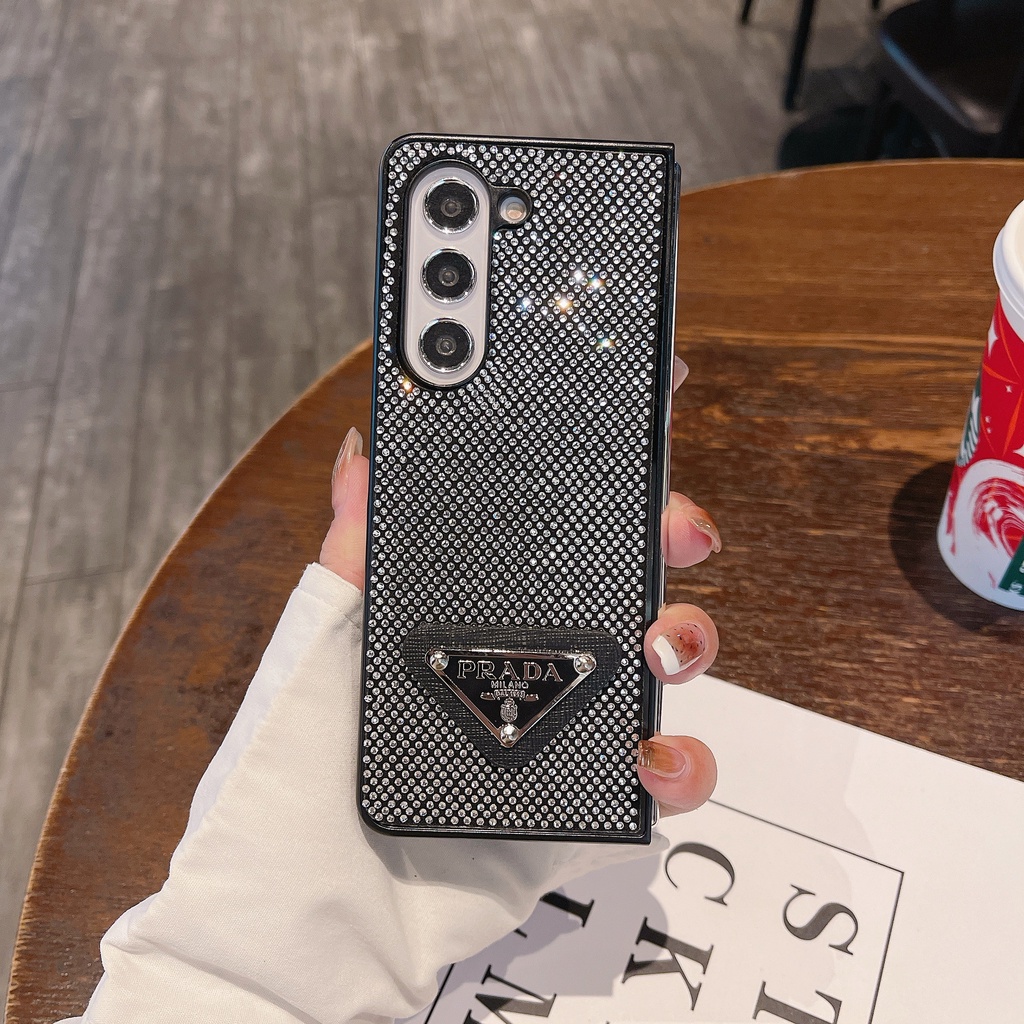 ใหม่ เคสโทรศัพท์มือถือ กันกระแทก พับได้ หรูหรา สําหรับ Samsung Galaxy Z Fold 4 5 5G Z Fold5