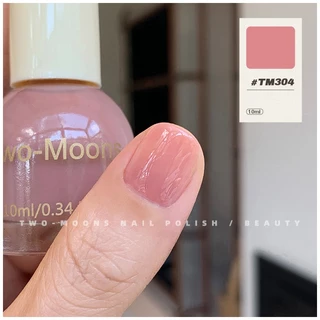 🤎ร้านไทย🤎 Two moons สีทาเล็บกึ่งเจลสไตล์เกาหลี ทาเองได้ ไม่ต้องใช้เครื่องอบ สีสวยเหมือนไปทำที่ร้าน 💅🏻