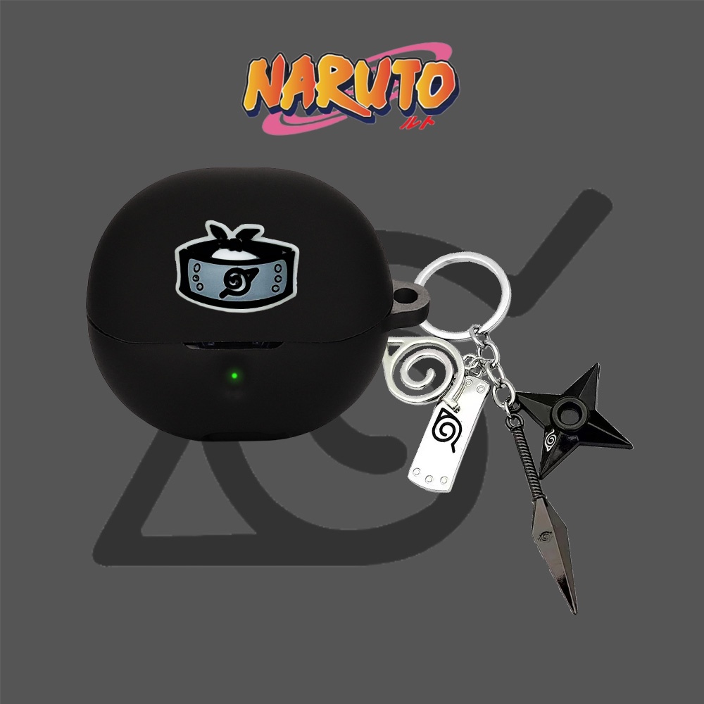 For SoundPeats Clear Case Cartoon Anime Naruto Keychain Pendant SoundPeats Clear Silicone Soft Case 