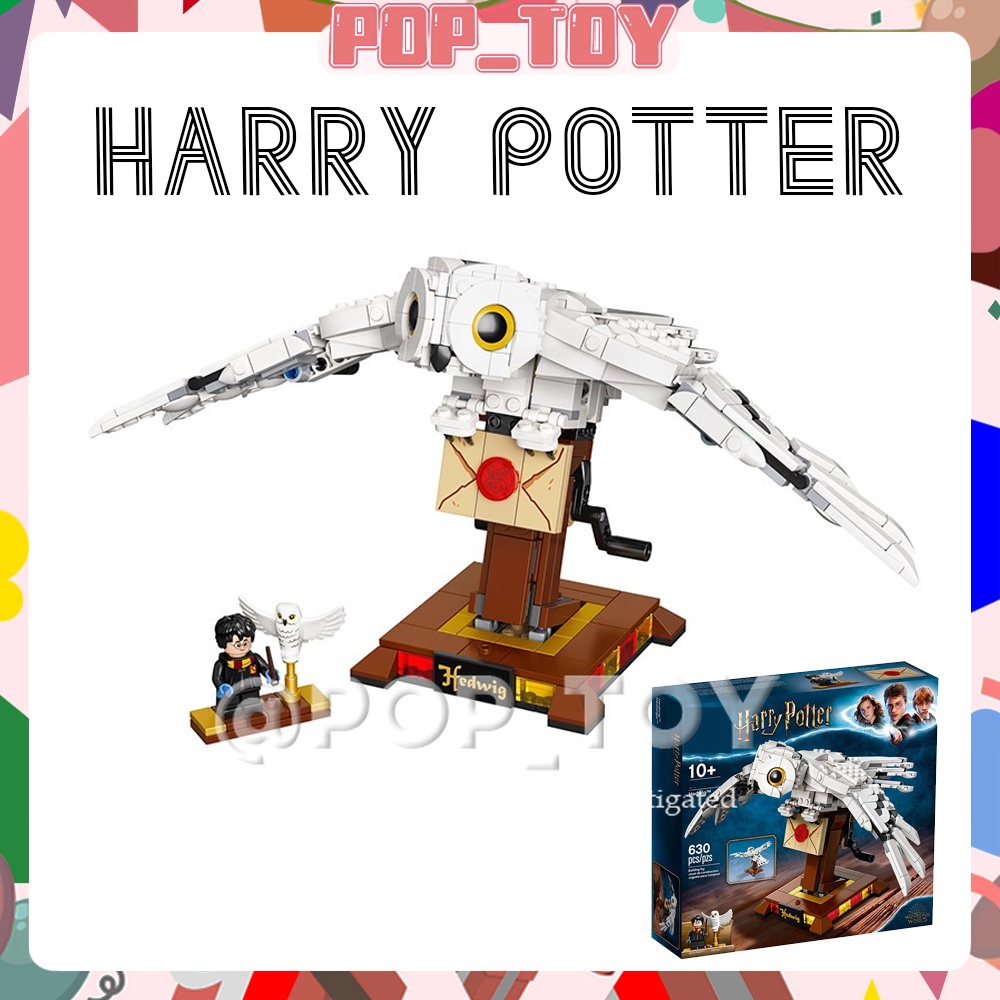 [แฮร์รี่พอตเตอร์] Moc 75979 นกฮูกภาพยนตร์ Hedwig Building Blocks DIY ชายหญิงรุ่นของเล่นเด็กของขวัญ