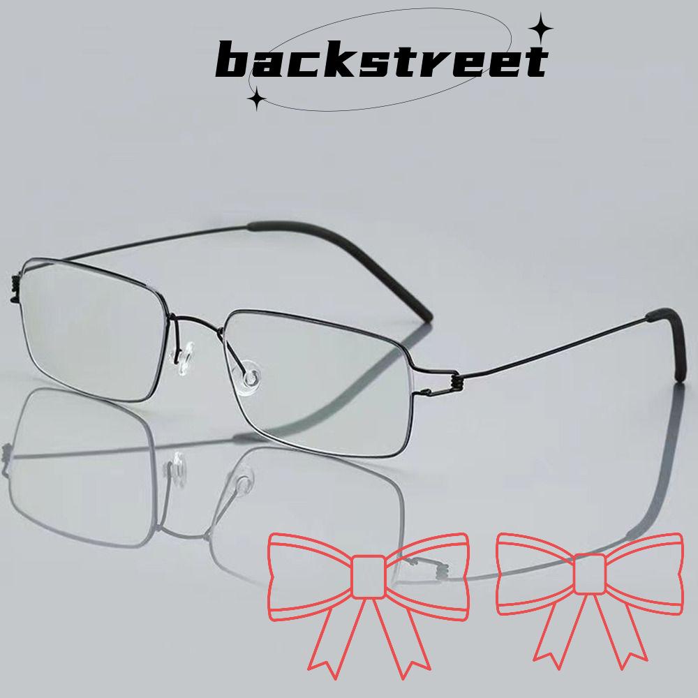 Backstreet แว่นตาอ่านหนังสือ ป้องกันแสงสีฟ้า ป้องกันสายตาสั้น หรูหรา สไตล์นักธุรกิจ สําหรับสํานักงาน