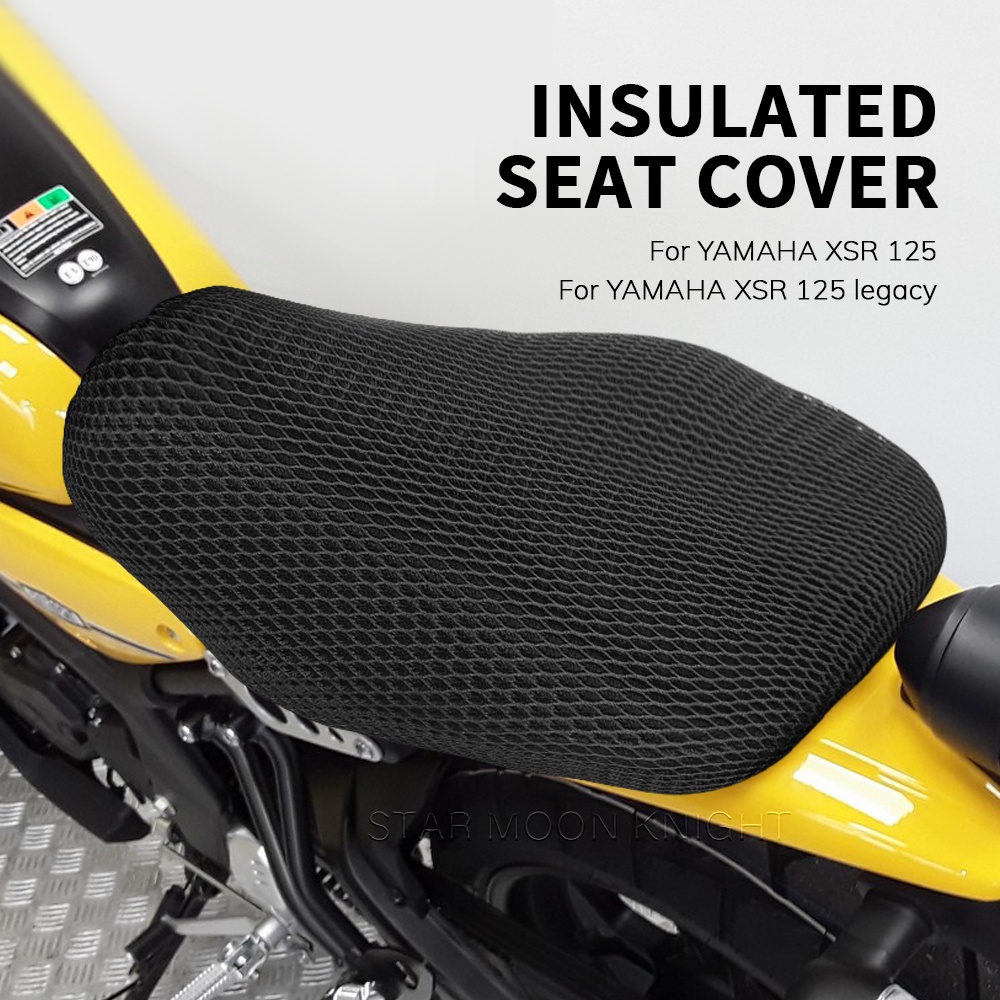ผ้าคลุมเบาะที่นั่งรถจักรยานยนต์ ผ้าตาข่าย 3D กันน้ํา กันลื่น สําหรับ YAMAHA XSR125 XSR 125