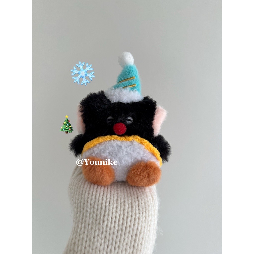 เคสหูฟังบลูทูธไร้สาย ผ้ากํามะหยี่ขนนิ่ม ลายเพนกวินน่ารัก สไตล์เกาหลี สําหรับ airpods 1 2 pro2 3