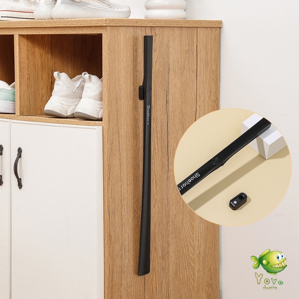 YOYO ช้อนใส่รองเท้า ความยาว 63cm ที่ช่วยการสวมรองเท้าได้ไว  Shoe Horn Long Handle