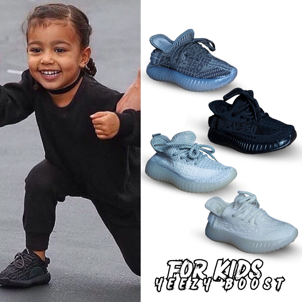 Yeezy Boost Fashion Flyknit Flat Latex Sole Running Shoes For Kids | Shoes for Men & Women