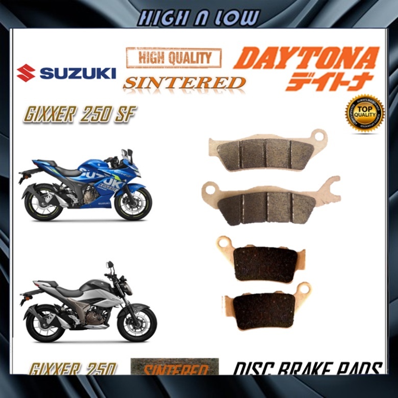 SUZUKI GIXXER 250 GIXXER 250 SF ผ้าเบรคคุณภาพสูง