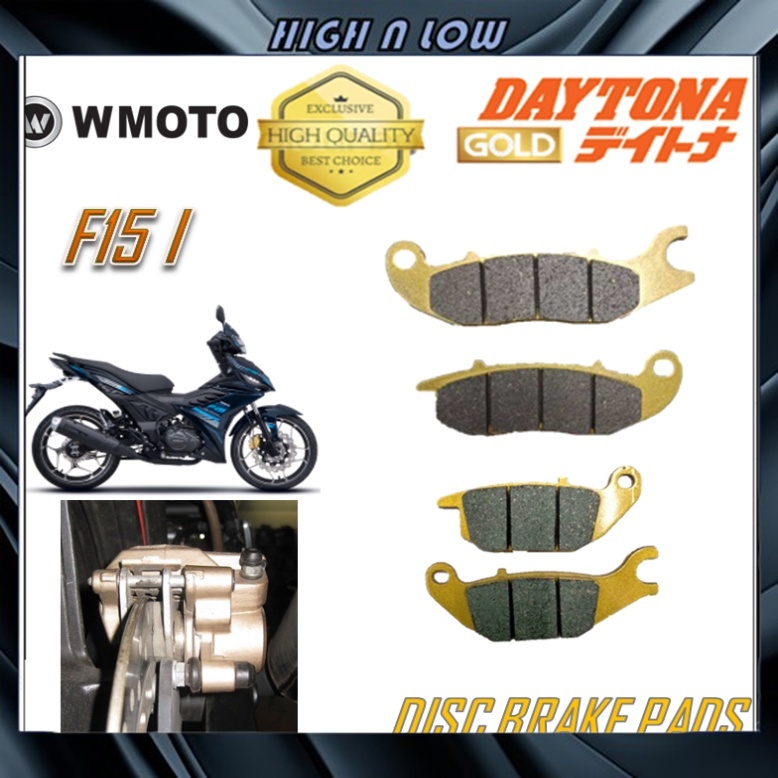 ผ้าเบรก WMOTO F15I GOLD QUALITY