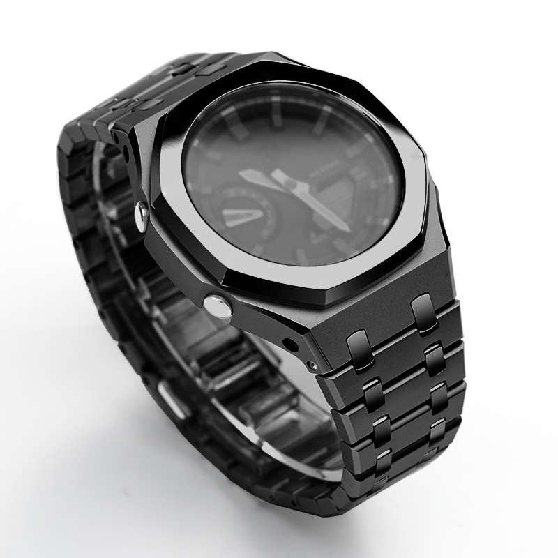 Gen4 ชุดกรอบโลหะ สเตนเลส พร้อมสกรู แบบเปลี่ยน สําหรับ casioak GA2100 GA-2110 Case Band For GAB 2100 2110
