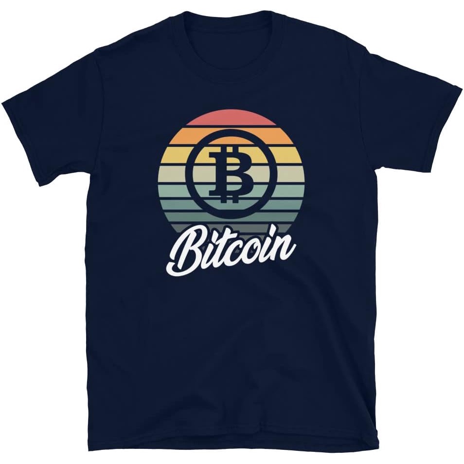 เสื้อยืดผ้าฝ้ายผู้ชาย เสื้อยืด Bitcoin Crypto Crypto Cryptocurrency เสื้อ Blockchain เสื้อยืด Bitcoi