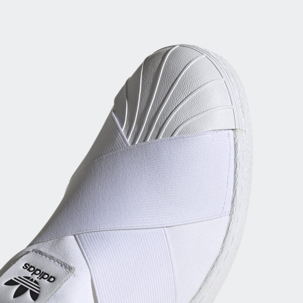 Adidas Superstar Slip on white.black แท้ 100% แฟชั่น
