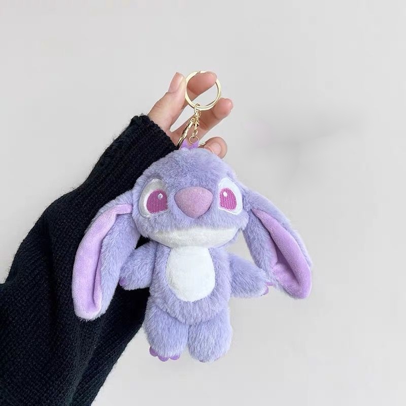 Sk พวงกุญแจ จี้ตุ๊กตาการ์ตูน Stitch น่ารัก ป้องกันการสูญหาย สําหรับห้อยกระเป๋า