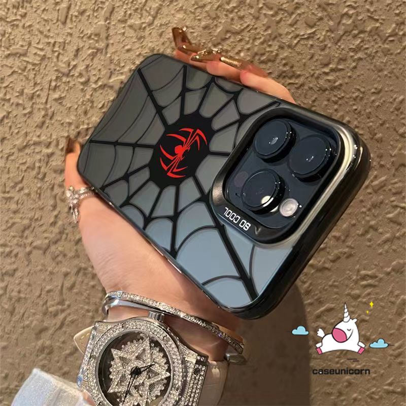 เคสโทรศัพท์มือถือ แบบนิ่ม ลายการ์ตูนงู และแมงมุม หรูหรา สําหรับ IPhone 7Plus 14 12 15 11 13 Pro Max XR 7 8 Plus X XS Max SE 2020