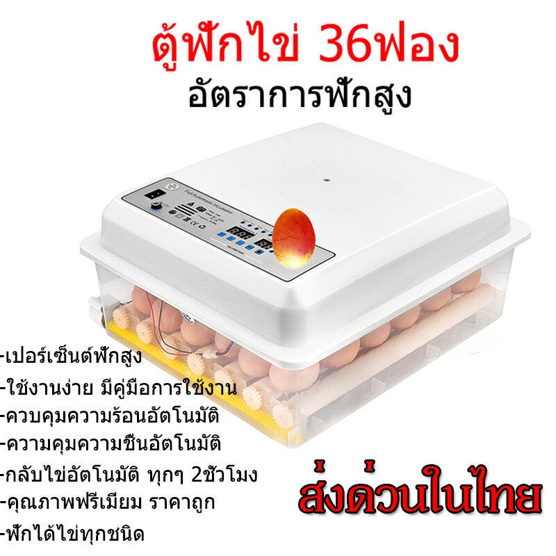 ตู้ฟักไข่ถูกๆ 7/16/24/36/56ฟอง คลิปสอนงาน เครื่องฟักไข่ ตู้ฟักไข่ เครื่องฟักไข่ไก่ ตู้ฟักไข่อัตโนมัต