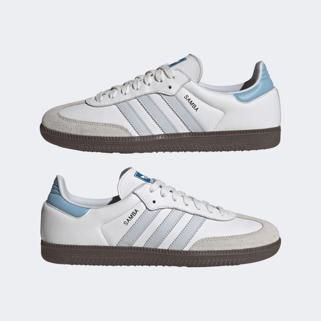 [ของแท้]  Adidas Samba Og'White Halo Blue' ID2055 รองเท้า sports  แฟชั่น
