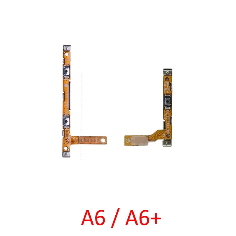 สายเคเบิ้ลอ่อน ปุ่มปรับระดับเสียงโทรศัพท์ สําหรับ Samsung A6 Plus A6+ 2018 A600F A605F A605G A600