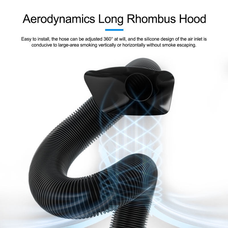 เครื่องดูดควัน smoke purifier เครื่องกรองควันกำจัดมลพิษ สำหรับงานช่างมือถือ SUNSHINE SS-6605 - รูปที่ 2