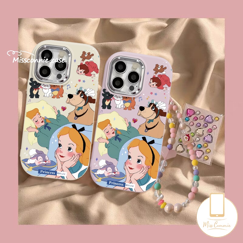 เคสโทรศัพท์มือถือ ลายการ์ตูนเจ้าหญิงดิสนีย์น่ารัก พร้อมสายคล้องมือ สําหรับ Oppo A57 A18 A35 A16 A78 A38 A17 A15 A7 A76 A58 A9 A5s A11 A53 A54 A3s A5 A98 A15s A74 A55 A77 Reno 5F 4F 5 A12 A17K A52