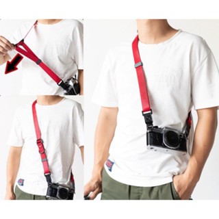 (คอB/C) สายคล้องกล้อง Easy-slide ปรับความยาวสายได้ สายสะพายก…