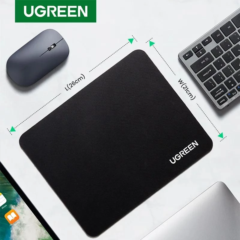 Ugreen แผ่นรองเมาส์ กันลื่น 26*21 ซม. สําหรับบ้าน ออฟฟิศ คอมพิวเตอร์ โต๊ะทํางาน