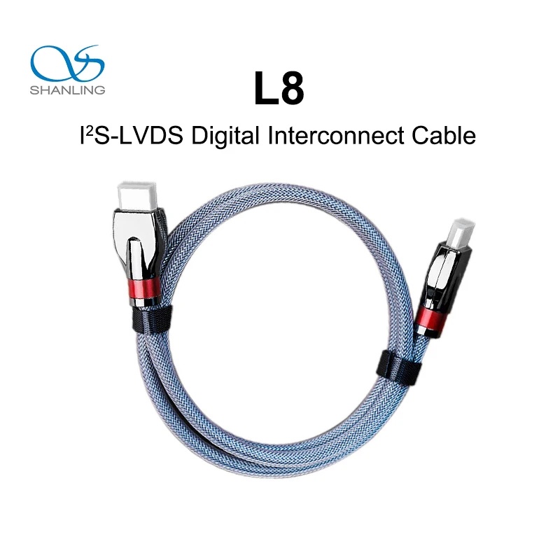 Shanling L8 I2S-LVDS สายเคเบิลเชื่อมต่อดิจิทัล สําหรับเครื่องเล่นซีดี แอมป์ DAC ประมาณ 100 ซม.
