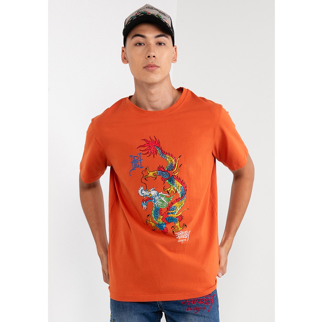 เสื้อยืดปกติ Ed Hardy Blue Dragon